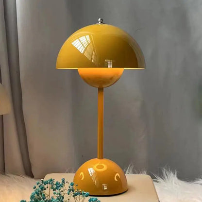 Modern Bordslampa Svamp | Veska Gul