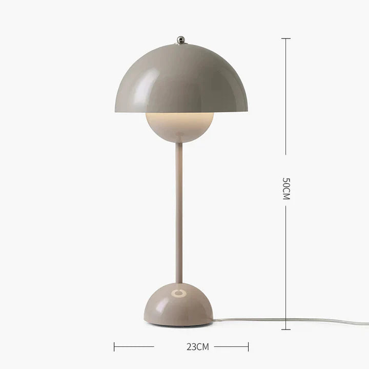 Modern bordslampa | Veska Large (trådad) Grå