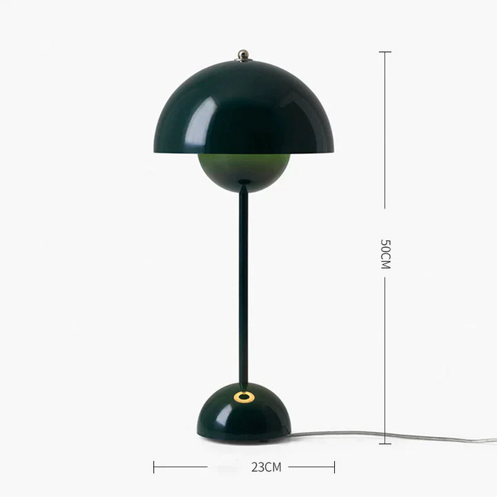 Modern bordslampa | Veska Large (trådad) Grön