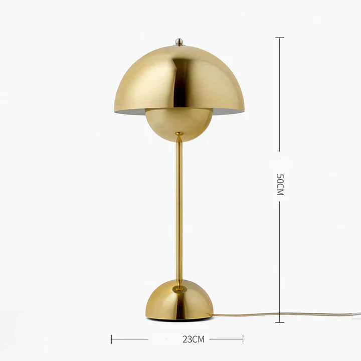 Modern bordslampa | Veska Large (trådad) Guld