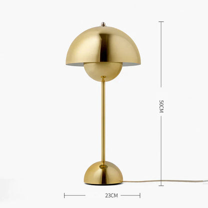 Modern bordslampa | Veska Large (trådad) Guld