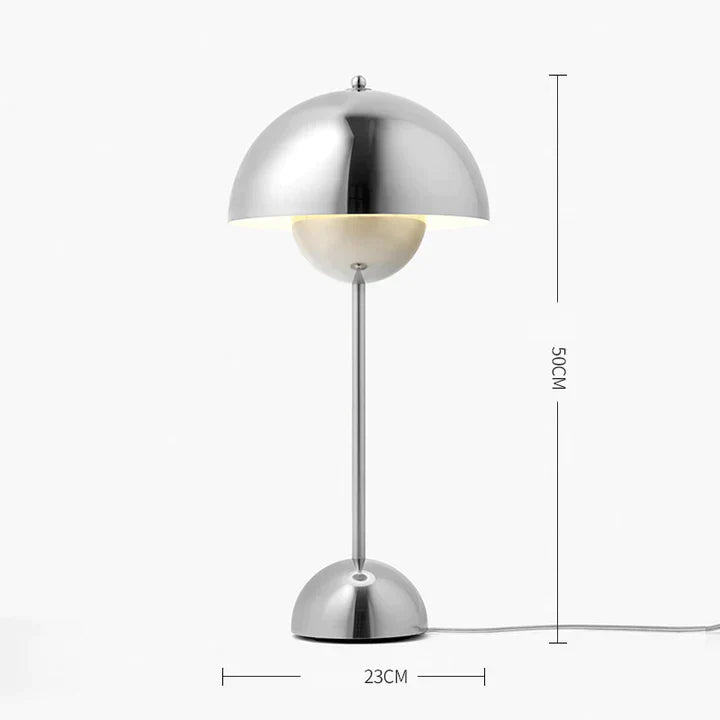 Modern bordslampa | Veska Large (trådad) Silver