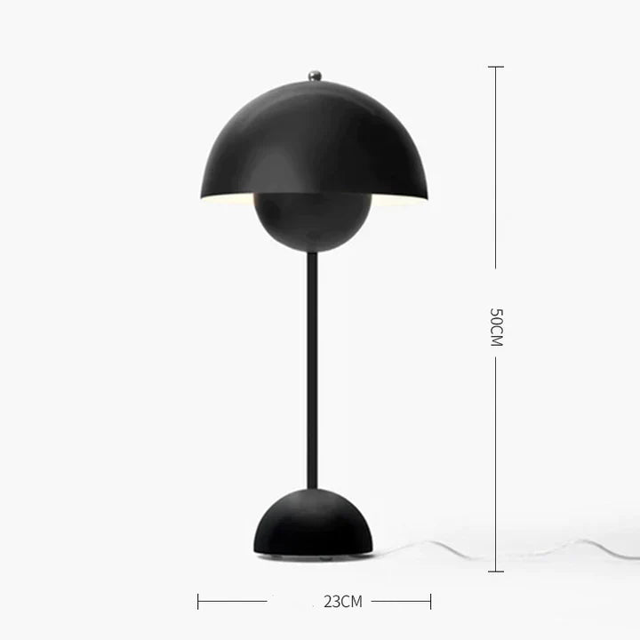 Modern bordslampa | Veska Large (trådad) Svart