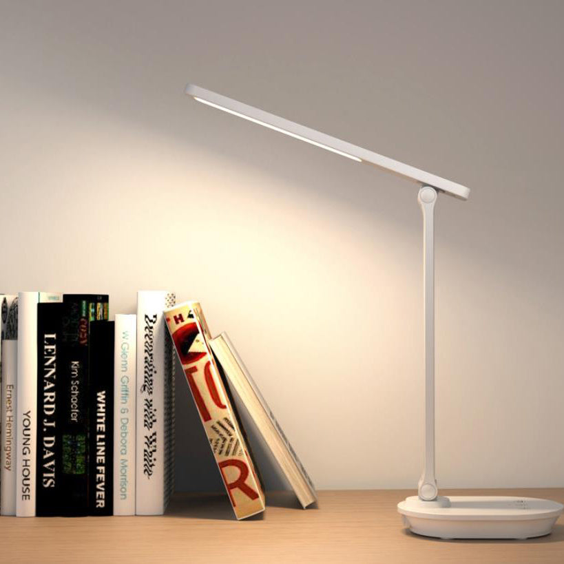 Modern Dubbel Vikbar Ögonvård Trådlös Uppladdningsbar LED Skrivbordslampa | Veska