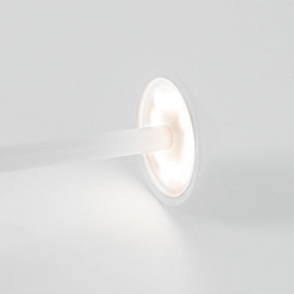 Modern Enkelhet Triangel Kon Rund Akryl Cylindern Järn LED Bordslampa för Vardagsrummet | Veska