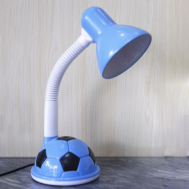 Modern Fotboll Student Ögon Skydd LED Skrivbordslampa | Veska Blå 5V - USB