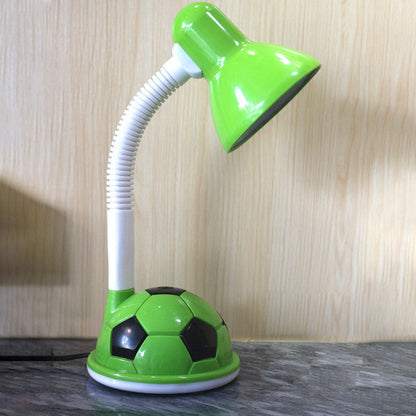 Modern Fotboll Student Ögon Skydd LED Skrivbordslampa | Veska Grön 5V - USB