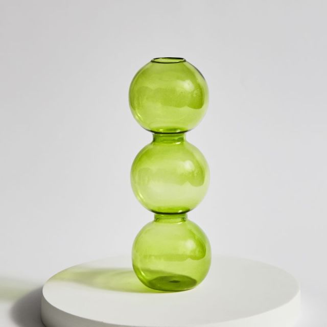 Modern Glasljushållare-Lime | Veska 3-nivå (boll)