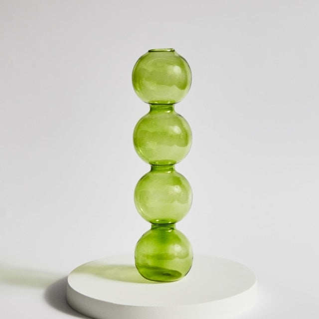 Modern Glasljushållare-Lime | Veska 4-nivå (boll)