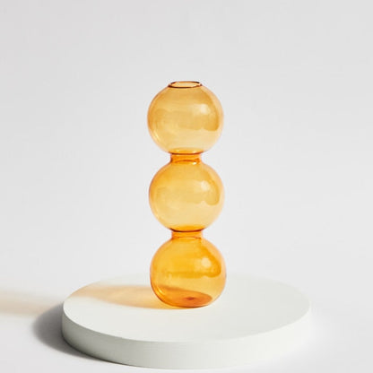 Modern Glasljushållare-Orange | Veska 3-nivå (boll)