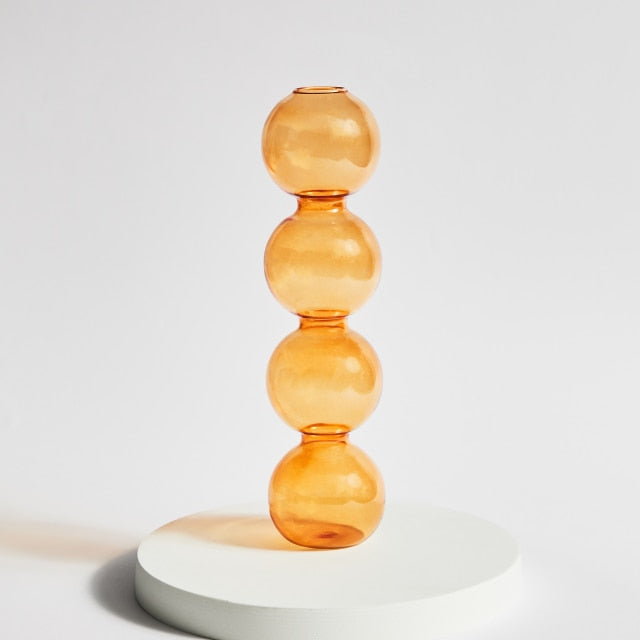 Modern Glasljushållare-Orange | Veska 4-nivå (boll)