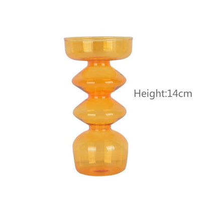 Modern Glasljushållare-Orange | Veska 4-tiers (antik)