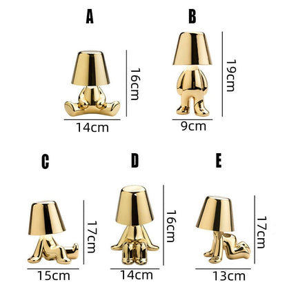 Modern Guld Metall LED Bordslampa | Veska