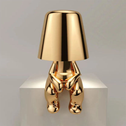 Modern Guld Metall LED Bordslampa | Veska Sittande guld