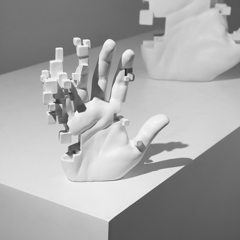 Modern Konstfulla Detaljer Hand Staty Dekor | Veska