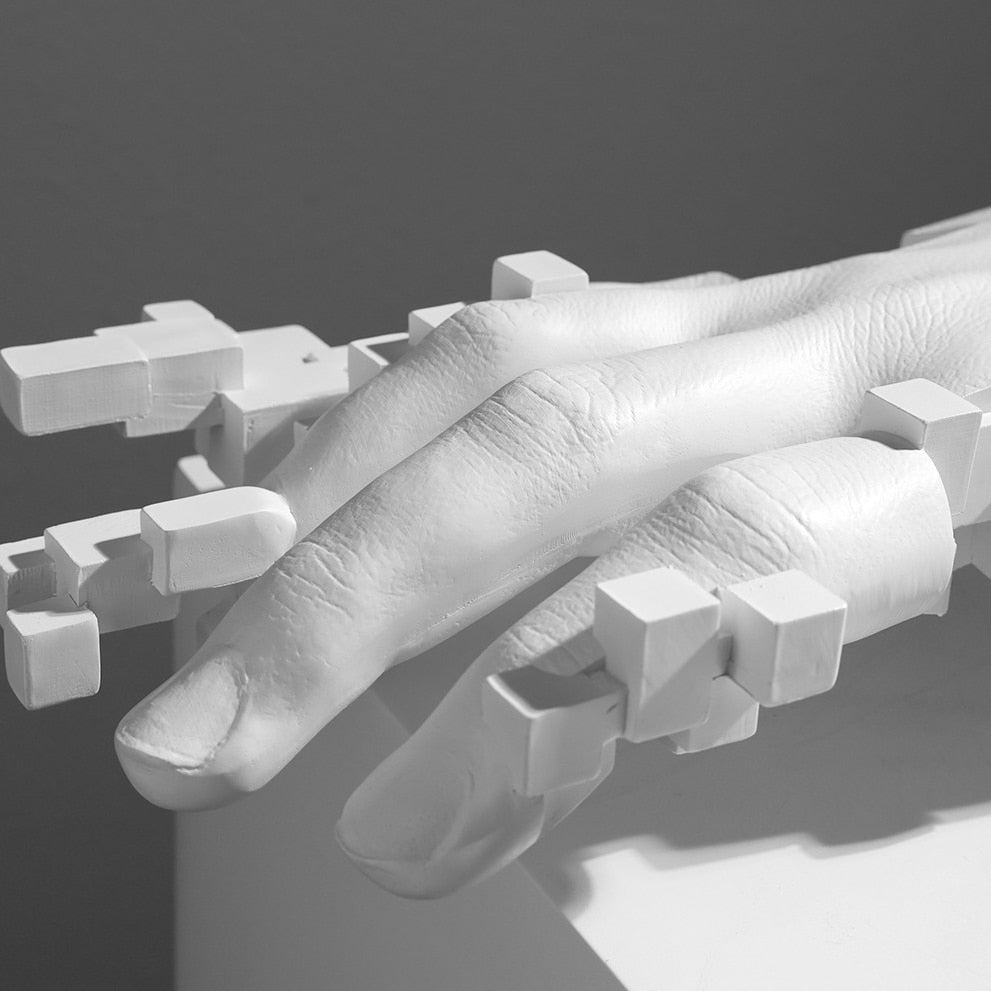 Modern Konstfulla Detaljer Hand Staty Dekor | Veska