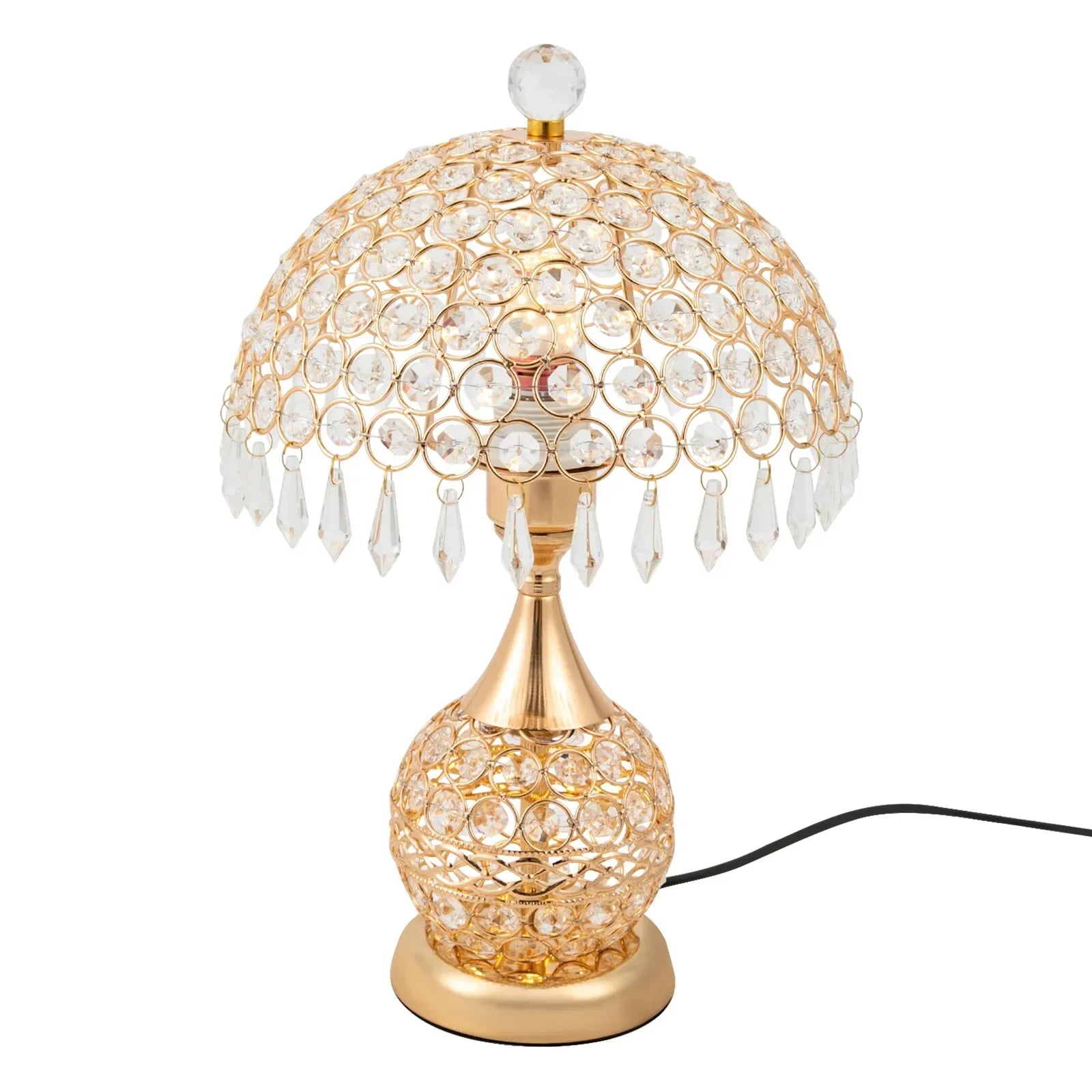 Modern Kristall Lyx Dekorativ Nattduksbord Lampa | Veska