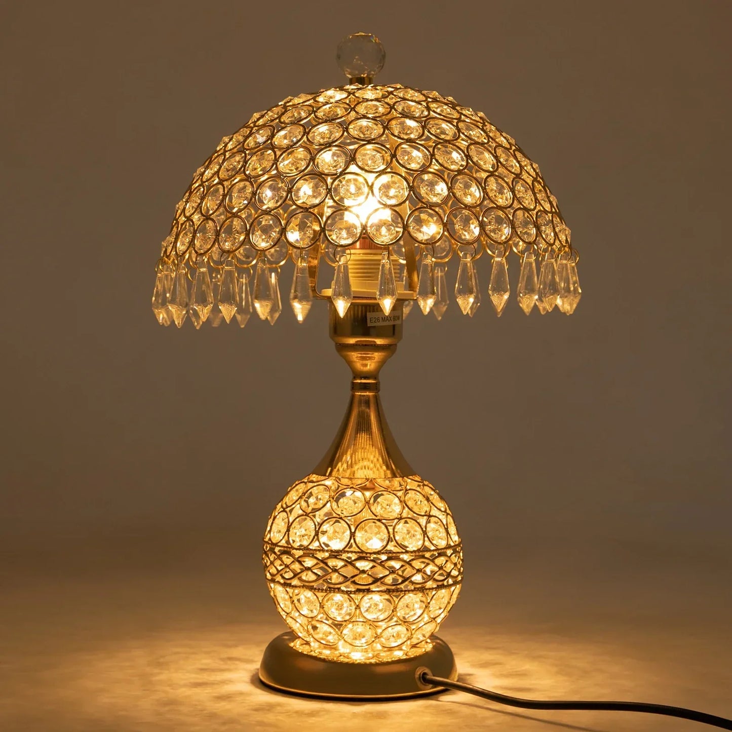 Modern Kristall Lyx Dekorativ Nattduksbord Lampa | Veska