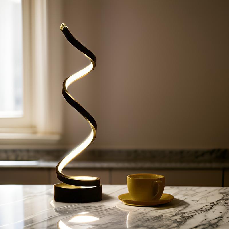 Modern LED-bordslampa med touchkontroll och varmt ljus | Veska
