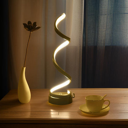 Modern LED-bordslampa med touchkontroll och varmt ljus | Veska Vit