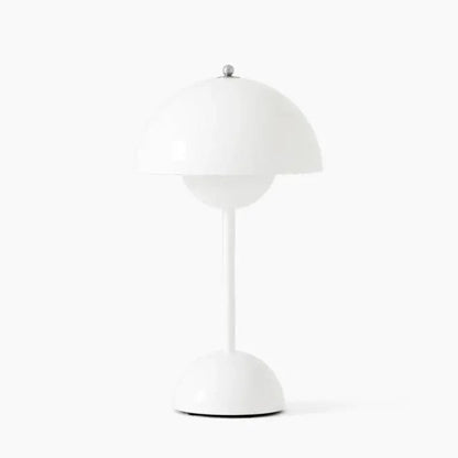Modern LED Bordslampa – Trådlös och dimbar | Veska Vit