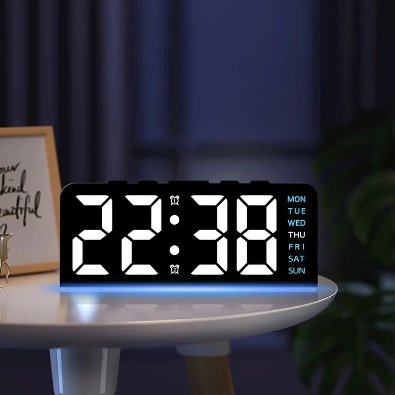 Modern LED hela veckan display nattlampa väckarklocka | Veska