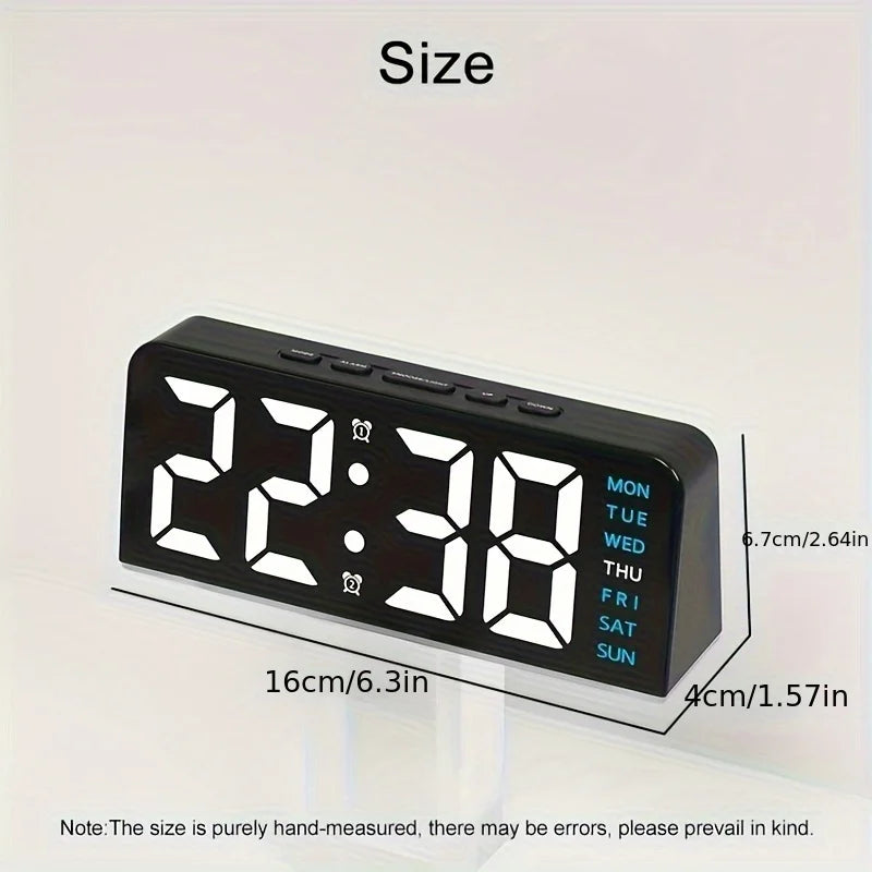Modern LED hela veckan display nattlampa väckarklocka | Veska