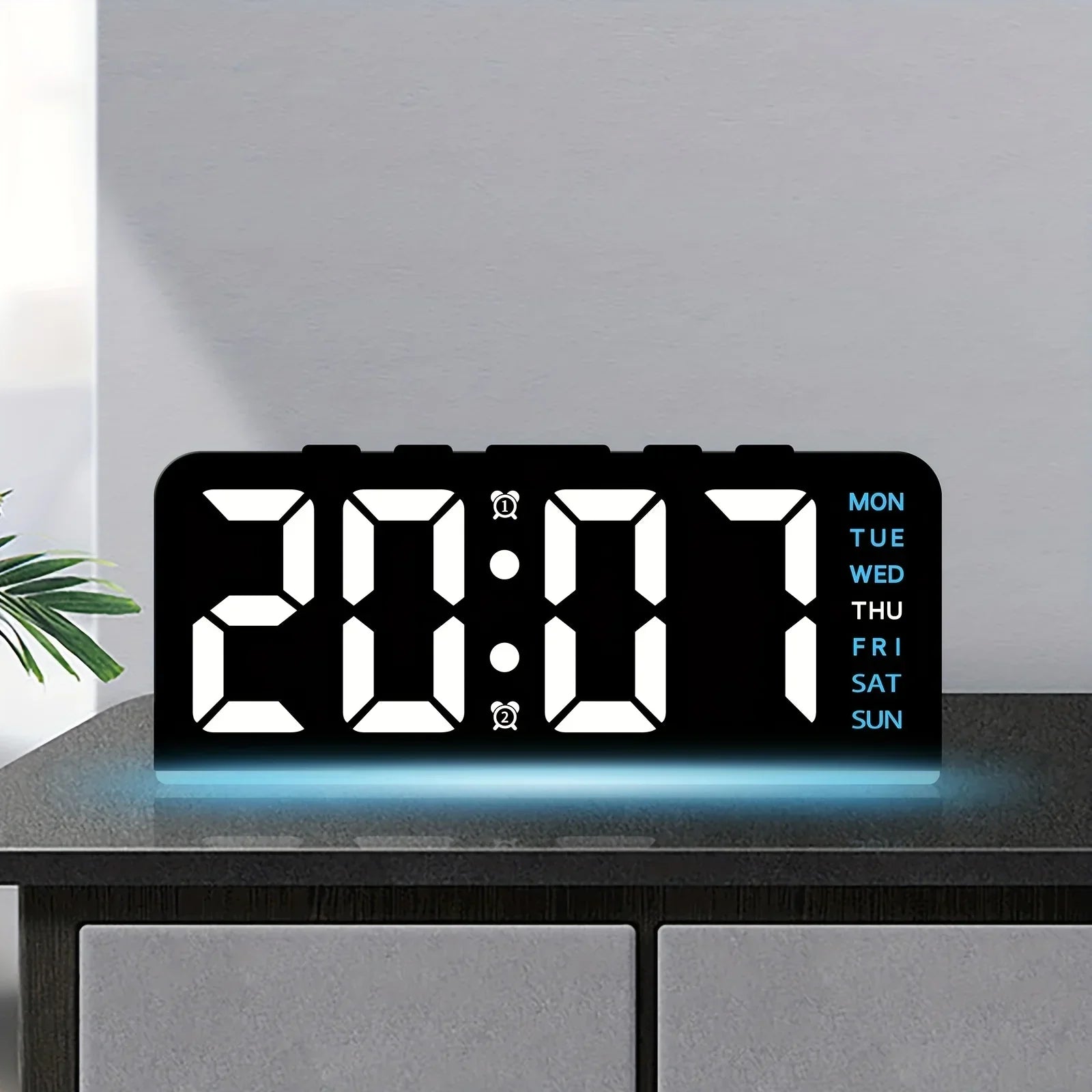 Modern LED hela veckan display nattlampa väckarklocka | Veska