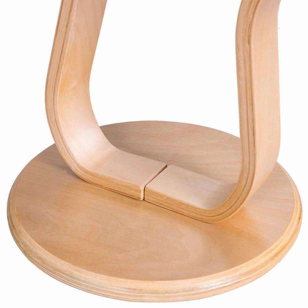 Modern Luxury Bentwood Slut Accent Bord m/Kurvad Ben | Veska