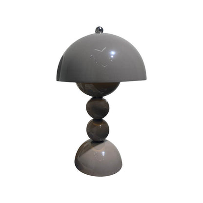 Modern lyx bordslampa tillverkad av grön pumpakeramik med 1 ljus – Idealisk för natt/ vardagsrum/ sovrum/ kontor | Veska Tryckbrytare Ljusgrå 220V-240V För UK AU