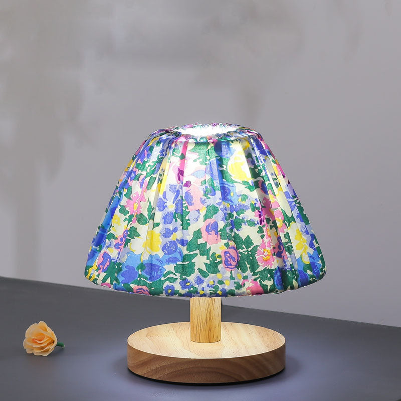 Modern Minimalist Kreativ Järn Blomform 1-Lampa Bordslampa | Veska Blå