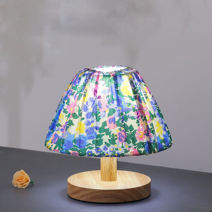 Modern Minimalist Kreativ Järn Blomform 1-Lampa Bordslampa | Veska Blå
