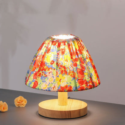 Modern Minimalist Kreativ Järn Blomform 1-Lampa Bordslampa | Veska Rot