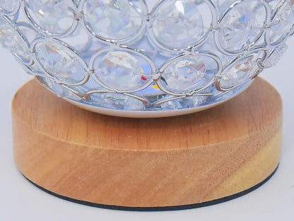 Modern minimalist rund USB uppladdningsbar LED bordslampa | Veska