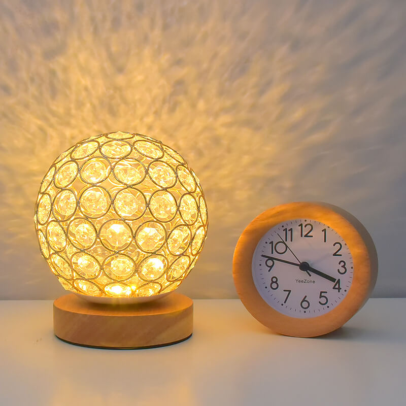 Modern minimalist rund USB uppladdningsbar LED bordslampa | Veska