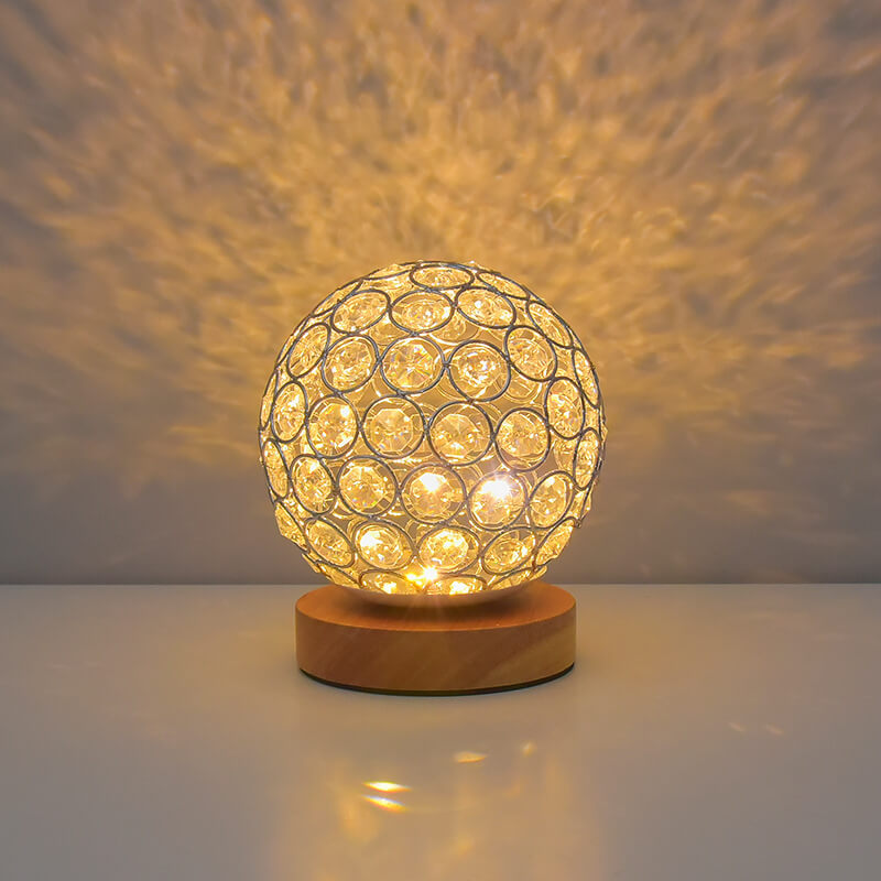 Modern minimalist rund USB uppladdningsbar LED bordslampa | Veska