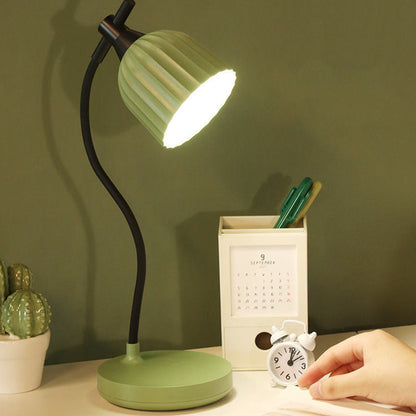 Modern minimalist rund vikbar ABS LED bordsbelysning för vardagsrum | Veska