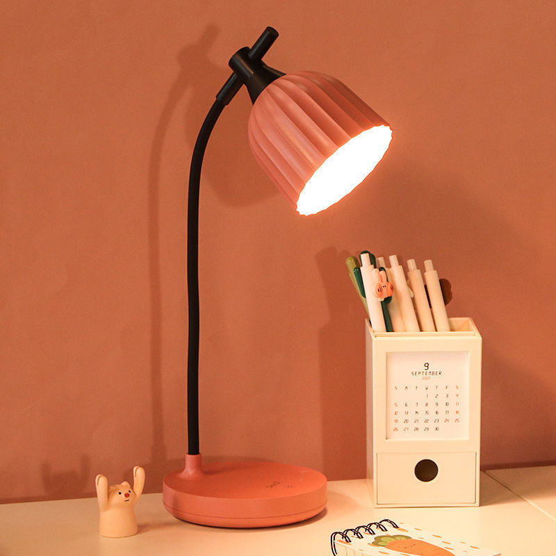 Modern minimalist rund vikbar ABS LED bordsbelysning för vardagsrum | Veska