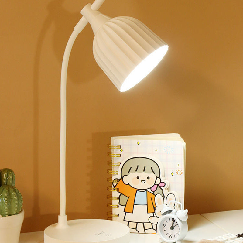 Modern minimalist rund vikbar ABS LED bordsbelysning för vardagsrum | Veska Vit 5V Oändligt dimbar