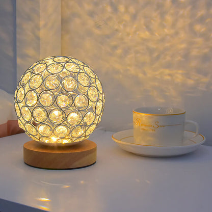 Modern minimalistisk rund USB-uppladdningsbar LED-nattlampa bordslampa | Veska A Varmt ljus - Fast belysning