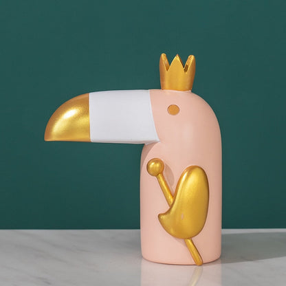 Modern Resin Fågel Figurin Statyer | Veska