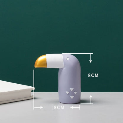 Modern Resin Fågel Figurin Statyer | Veska 1
