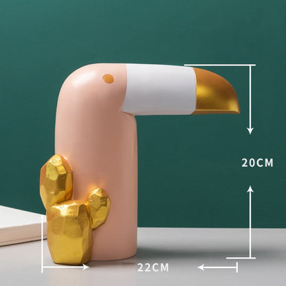 Modern Resin Fågel Figurin Statyer | Veska 2