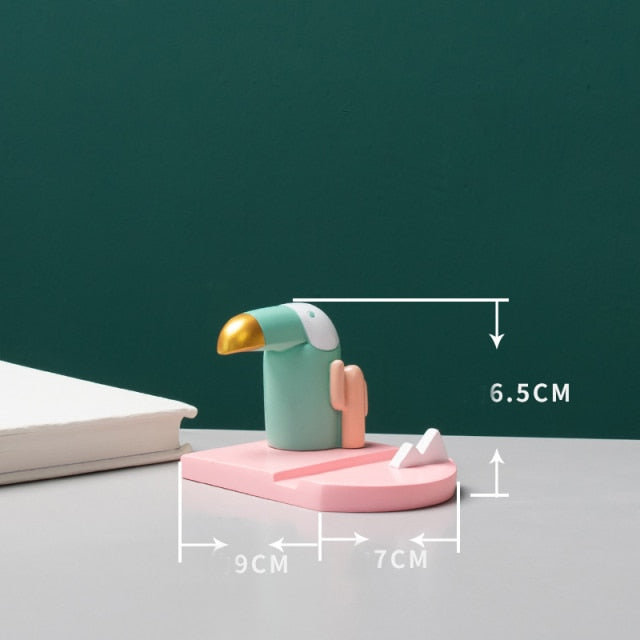 Modern Resin Fågel Figurin Statyer | Veska 8