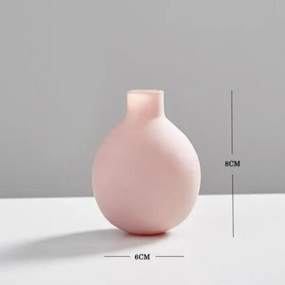 Modern skandinavisk keramikvas | Veska Rosa Vas Liten