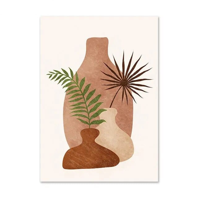 Modern Sun Art Geometrisk Abstrakt Vägg Posters | Veska C