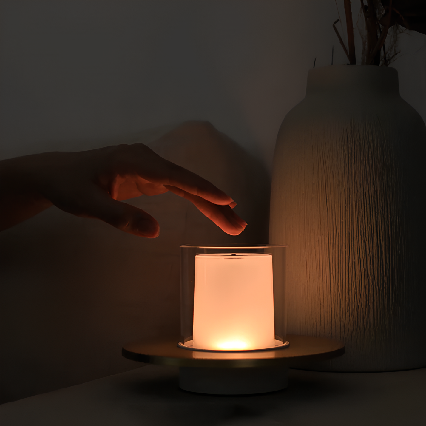 Modern touch control bordslampa | Veska