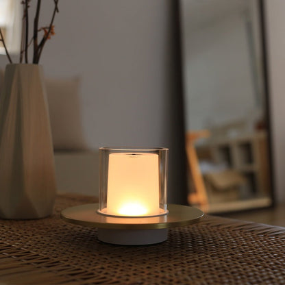Modern touch control bordslampa | Veska Silver