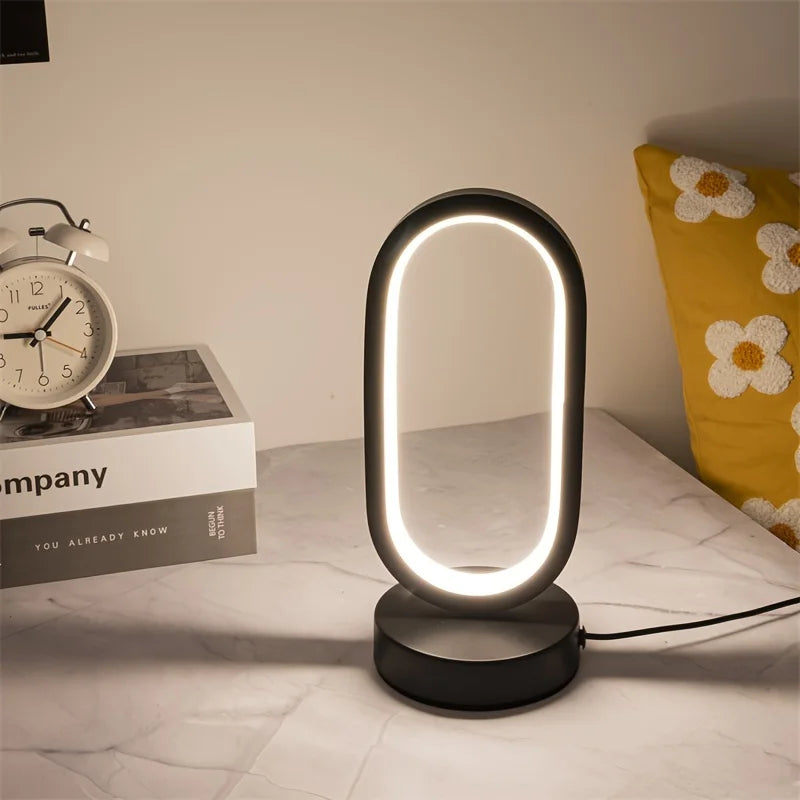| Modern U-formad LED bordslampa | Veska