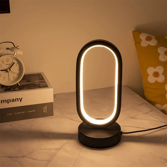 | Modern U-formad LED bordslampa | Veska 22cm